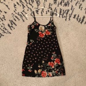 Floral shift dress
